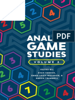 Analog Game Studies Volume 2