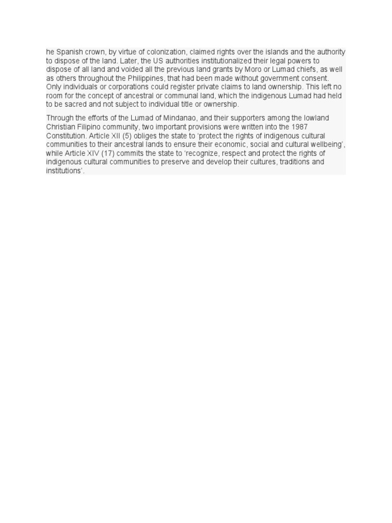 The Indigenous People | PDF | Politics | Social Science