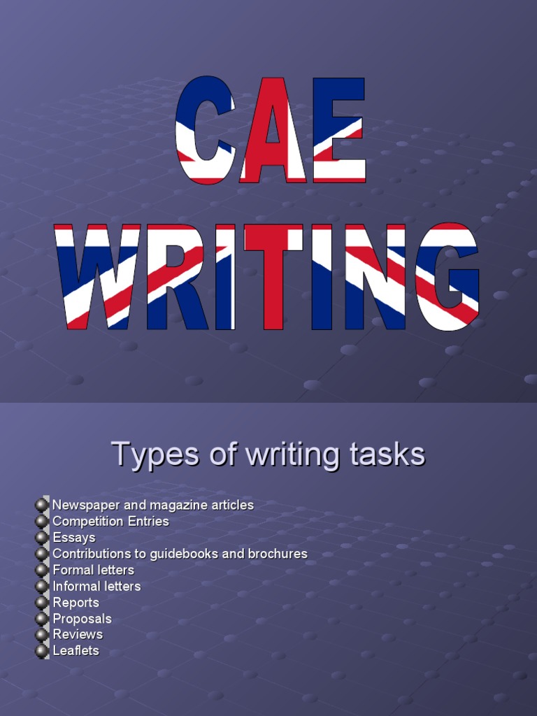 Overview of Writing Task Types | PDF | Vocabulary