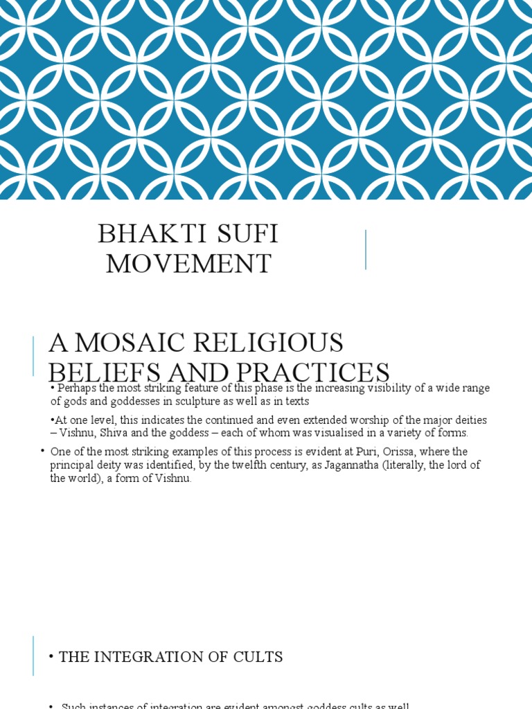 Bhakti Sufi Movement | PDF | Bhakti | Sufism