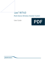 Savi W740: Multi Device Wireless Headset System