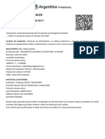 Actividades Esenciales: Fecha de Emisión: 29/05/2020 20:31