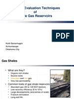 Wireline Evaluation Techniques of Shale Gas Reservoirs: Keith Bartenhagen Schlumberger Oklahoma City