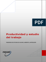 Productividad y Estudio Del Trabajo