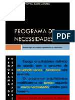 PROGRAMA DE NECESSIDADES - PDF Download grátis