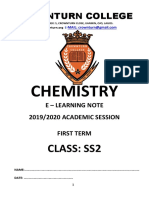 SSS 2 E-Note 1st Term Chemistry