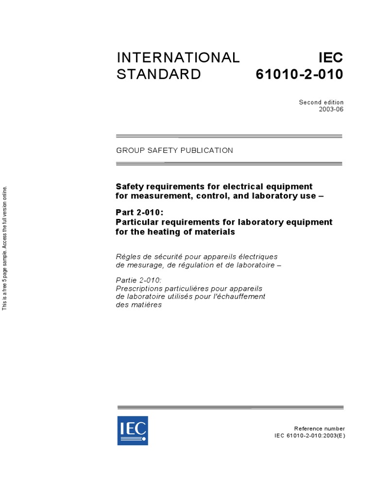 Iec61010 2 010 (Ed2.0) en | PDF | International Electrotechnical ...
