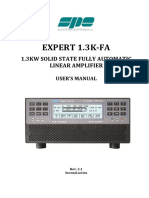 User Manual EXPERT 1 3K-FA-EN-rev 2 1 Second Series