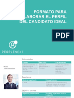 Formato para Elaborar El Perfil Del Candidato Ideal