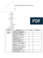 Format Pengkajian Komunitas Agregat Balita
