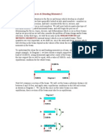 Topic 4.1: Shear Forces & Bending Moments I