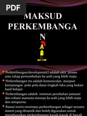 Maksud Perkembangan