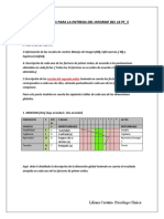 Parámetros para La Entrega Del Informe Del 16 PF 2016