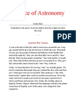 Science of Astronomy