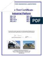 Type Test Certificate: Industrial Platform