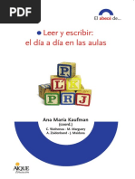 Leer y Escribir El Dia A Dia en Las Aulas