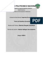 Punto de Equilibrio Económico