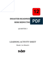 Disaster Readiness and Risk Reduction: Learning Activity Sheet