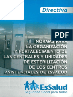 Directiva 011-Gg-Essalud-2013 Unid de Esterilizacion de Los Centros Asist Essalud