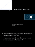 5 Steps To Positive Attitude