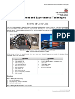 Measurement and Experimental Techniques: Secrets of Coca-Cola