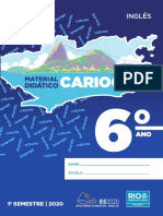 Material Didático Carioca - 6 Ano - 2020 - Inglês