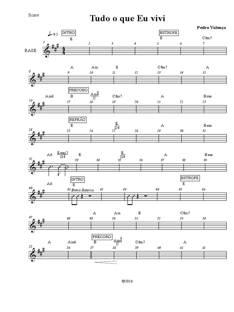 Vocal Livre - Tudo Que Eu Vivi - Base PDF