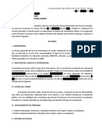 Dictamen de Documentación del Lugar de Intervención.- Cruz Pérez Rafael David