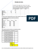 Prueba de Excel