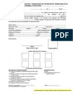 Registro Empresa Transporte SPTMF