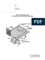 Deck Construction Guide For Detached and Semi-Detached Dwellings