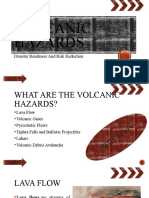 Volcanic Hazards: Disaster Readiness and Risk Reduction