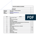 Solicitud Orden de Compra Junio 2021