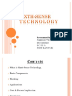 Sixth-Sense Technology