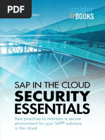 Sap in The Cloud Security Essentials