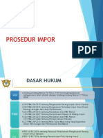 11 Prosedur IMPOR UNTUK DIPAKAI