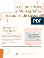 Reportes de Practicas, Ensayos, Monografias, Estudios de Casos