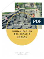 Ensayo Libro " Humanizacion Del Espacio"