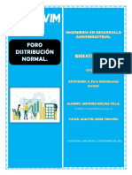 Foro Distribución Normal