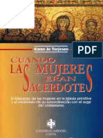 Torjesen, Karen Jo. 2005. Cuando Las Mujeres Eran Sacerdotes