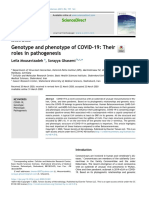 Genotype and Phenotype of COVID-19: Their Roles in Pathogenesis