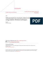 Advancements in Resonant Column Testing of Soils Using Random Vib