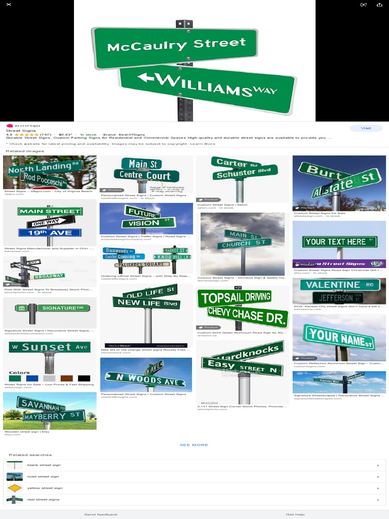 Street Sign | PDF