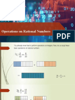 Operations on rational numbers