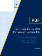 User Guide For The 2011 Participant Use Data File