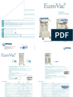 EUROVAC H 40 H 50 H 90 Surgical Suction Pumps Brochure en