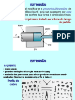 Processo de extrusão