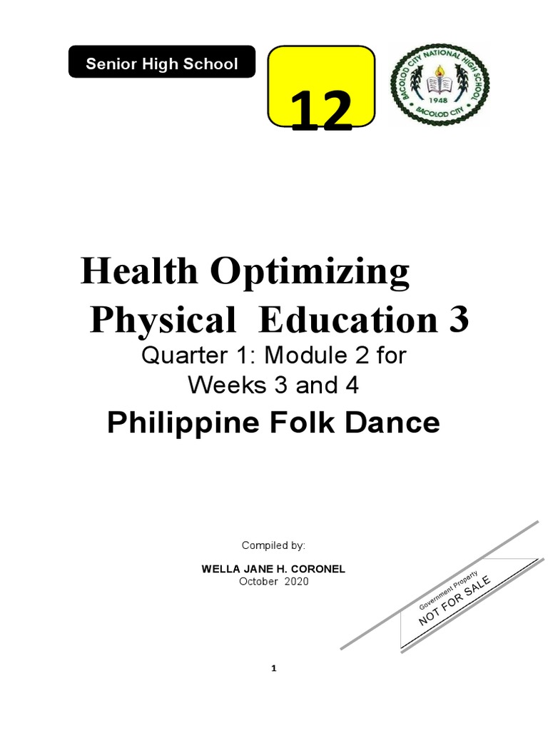 Health Optimizing Physical Education 3: Philippine Folk Dance | PDF ...