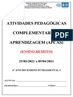 Atividade para Pedagogos