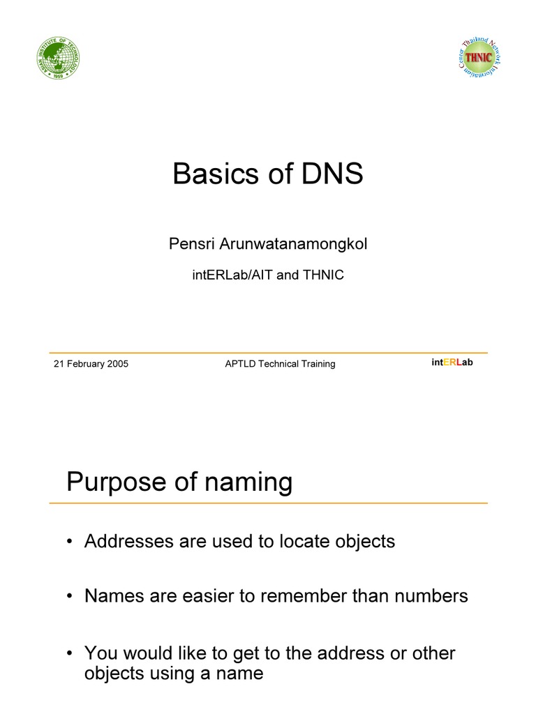 Basics of Dns | PDF | Technology & Engineering